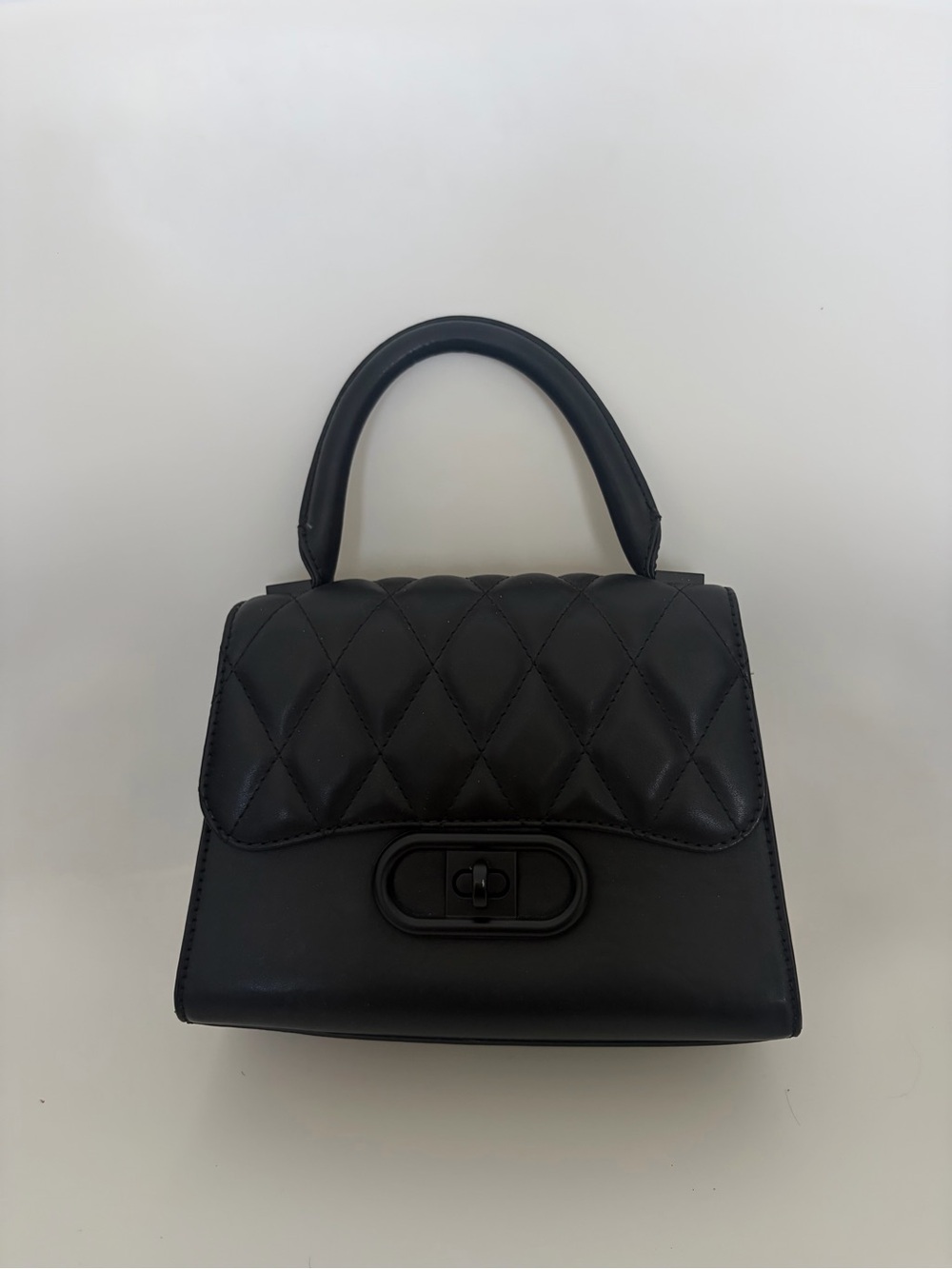 ALDO Black Quilted Crossbody Handbag